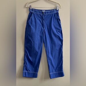 April Cornell royal blue straight leg pants size XS